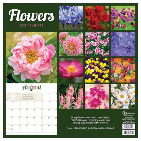 TF Publishing 2025 Flowers Wall Calendar {3}