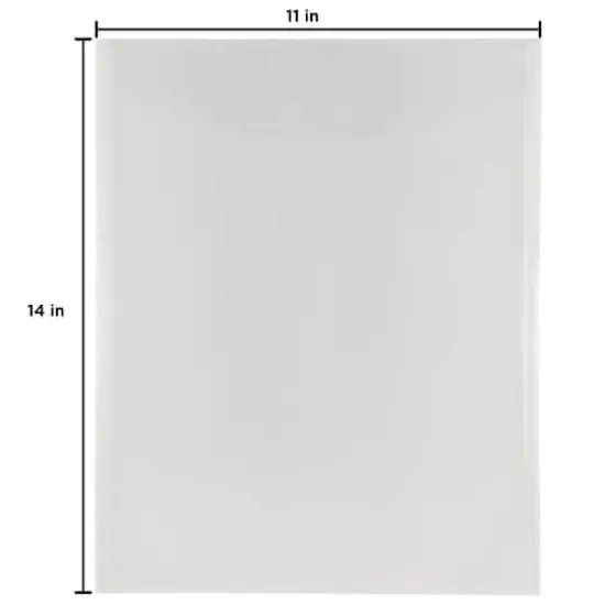 JAM Paper 11" x 14" Clear Plastic Tuck Flap Closure Envelopes, 12ct. {4}
