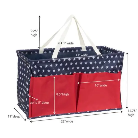 Household Essentials 22" All Purpose Utility Tote Multi {4}