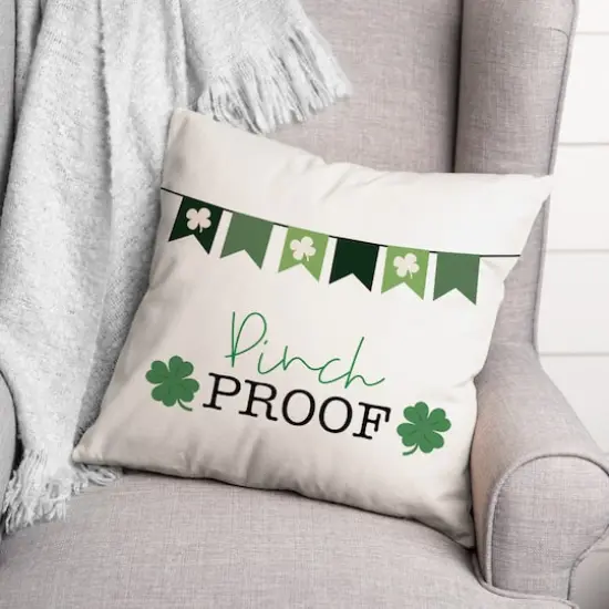 Pinch Proof Banner 3 18" x 18" Throw Pillow {4}