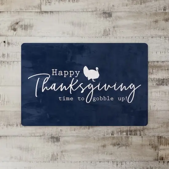 Time To Gobble Up Floor Mat {3}