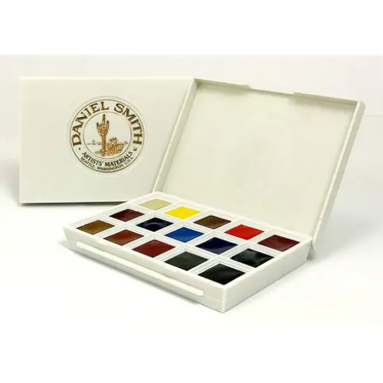 Daniel Smith Extra-Fine Watercolor Half Pan Ultimate Mixing 15 Piece Set {3}