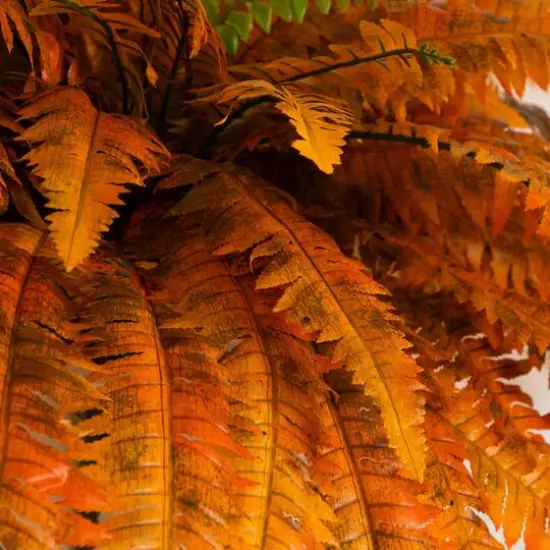 48in. Autumn Artificial Fall Boston Fern - Set of 2 {4}