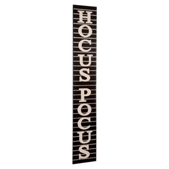 Glitzhome® Halloween Wooden Hocus Pocus Standing Porch Sign or Hanging Décor {6}