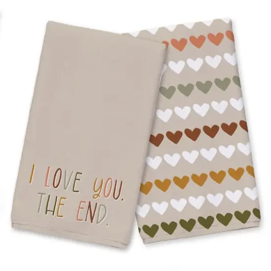 I Love You, The End 16" x 25" Towel Set {1}