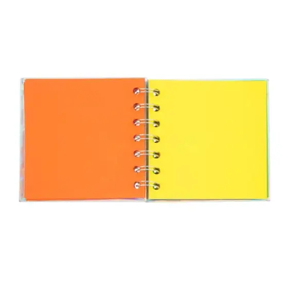 4" x 4" Spiral Bound Scrapbook Albums with Multicolor Pages, 3ct. by Recollections™ Holographic {3}