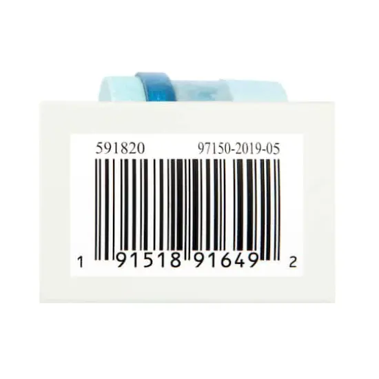 Aqua Silver Crafting Tape Set by Recollections&trade; {6}