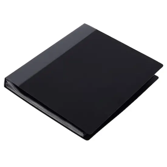 JAM Paper Black Letter Size Display Book with 48 Pages {5}