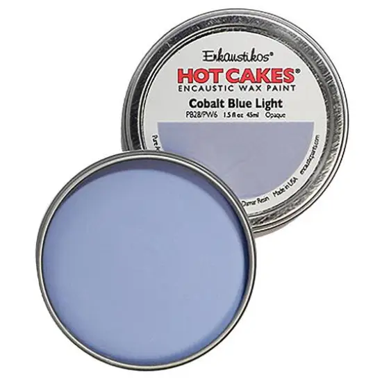 Enkaustikos&reg; Hot Cakes&reg; Encaustic Wax Paint, 1.5oz. Cobalt Blue Light {1}