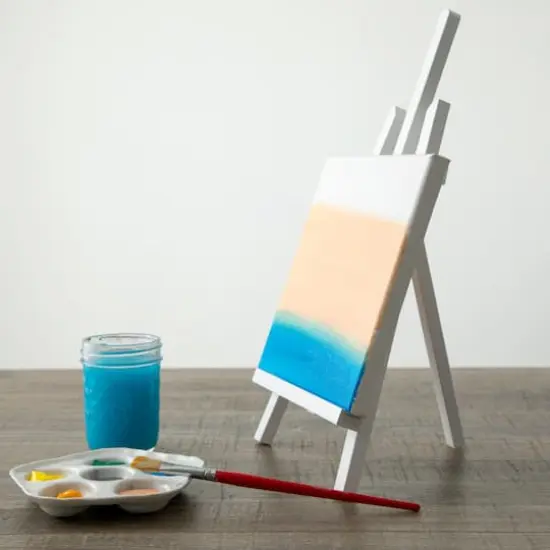 15.5" White Wood Tabletop Display Easel by Artist's Loft&trade; {3}