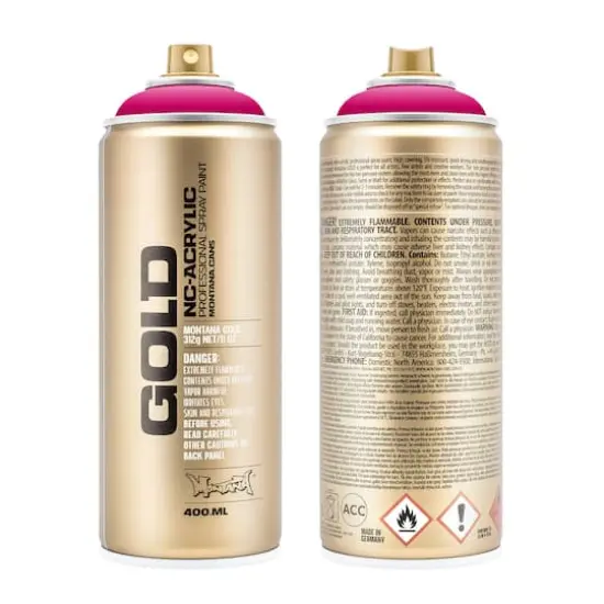 Montana&trade; Cans GOLD Process Color Spray Paint, 400mL P3000 Process Magenta {1}