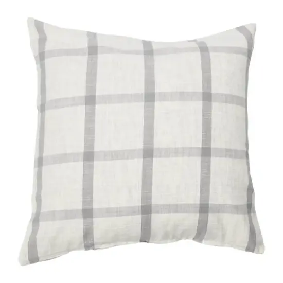 Hello Honey&reg; 20'' Square Windowpane Plaid Pillow Cover {1}