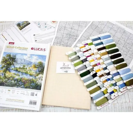 Luca-s Enchanted Cottage Counted Cross Stitch Kit {6}