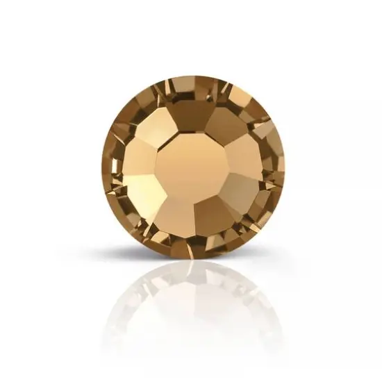 Preciosa MAXIMA SS16 Flatback Czech Crystals, 144ct. Smoked Topaz {1}