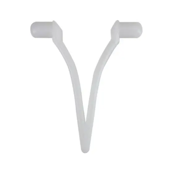 Pool Central White Replacement Butterfly Clips for Pool Cleaning Poles {3}