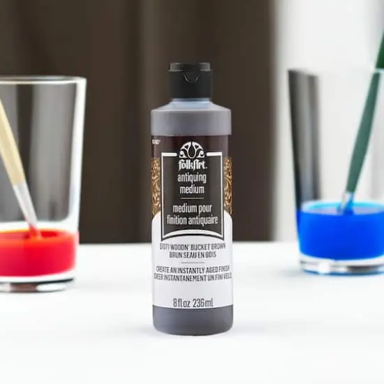 FolkArt&reg; Woodn' Bucket Brown Antiquing Medium {9}