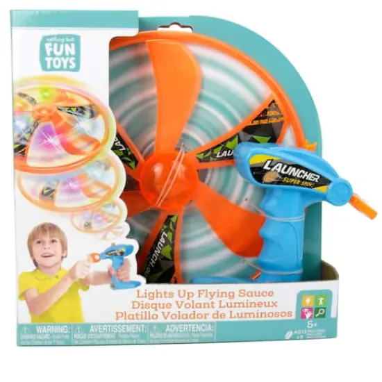 Nothing But Fun Toys Light Up LED Flying Saucer {5}