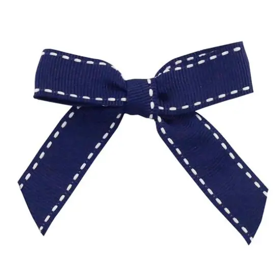 JAM Paper 5/8" Grosgrain Stitch Twist Tie Bows, 100ct. {2}