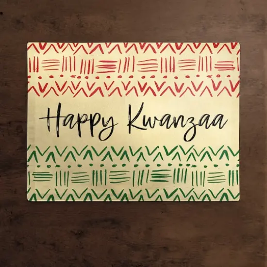 Happy Kwanzaa Print Placemat {3}