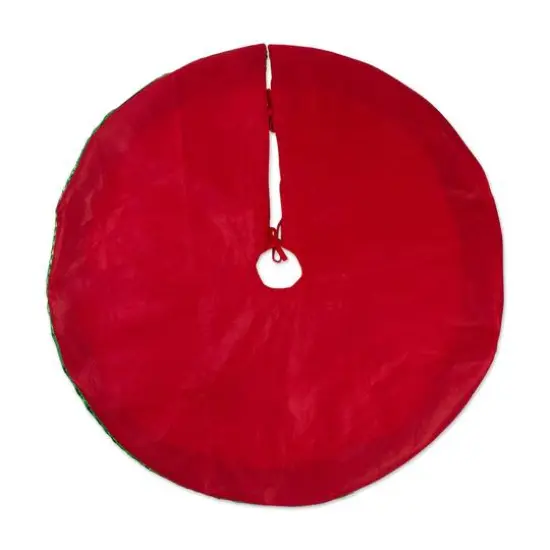 DII&reg; Santa & Snowman Holiday Tree Skirt {5}