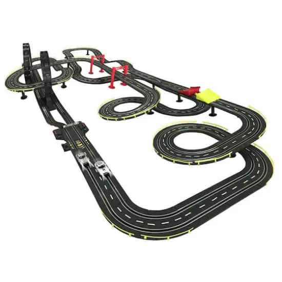 Golden Bright Big Loop Chaser Electric Powered Toy Road Racing Set {3}
