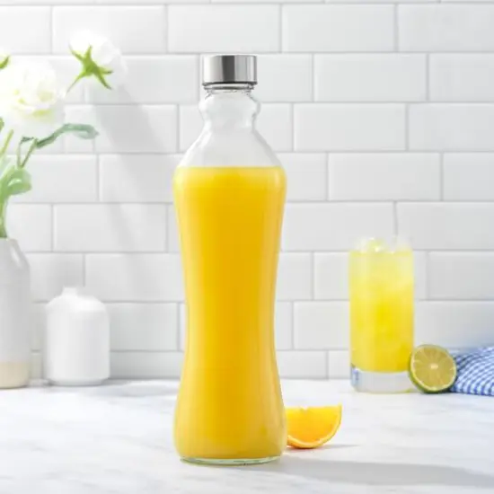 JoyJolt&reg; 32oz. Glass Water Bottles, 2ct. {5}