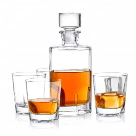 JoyJolt&reg; Carina Whiskey 5-Piece Crystal Decanter Set {1}