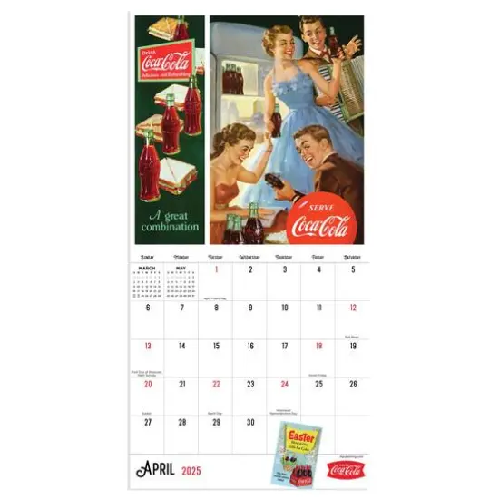 TF Publishing 2025 Coca-Cola Mini Calendar {5}