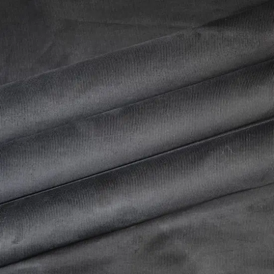 Feldman Corduroy Cotton Fabric Black {4}