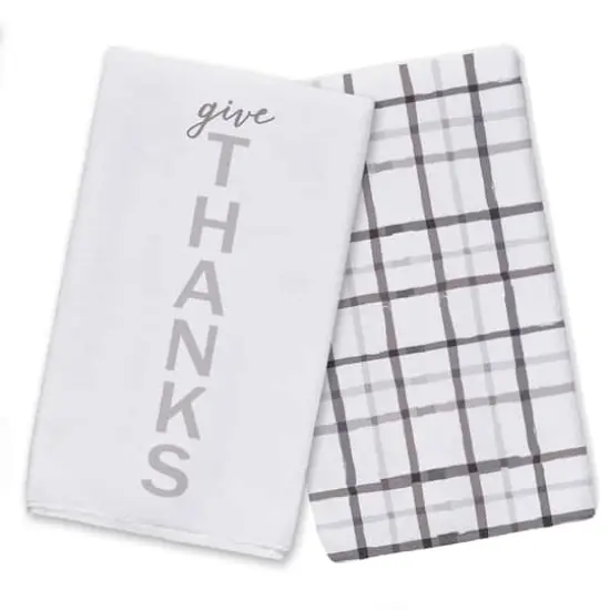 Give Thanks Tea Towel Set {1}