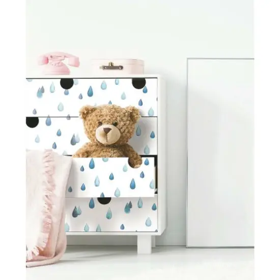 RoomMates Clara Jean Raindrops Peel & Stick Wallpaper {6}