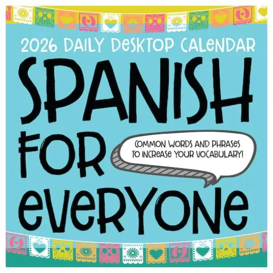 2026 Spanish Words Daily Desktop Calendar {5}