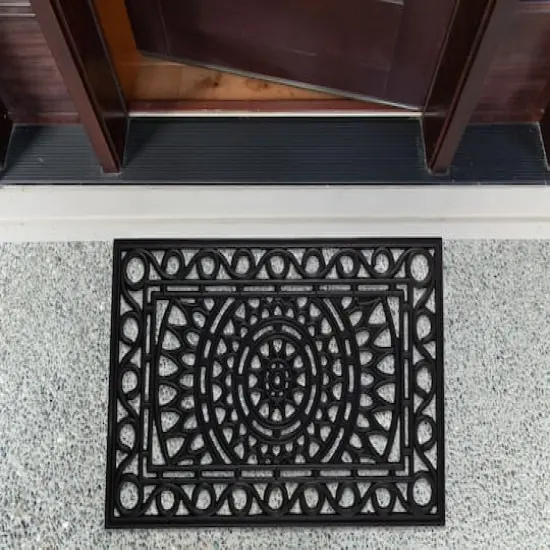 DII&reg; Sun Scroll Rubber Doormat {5}