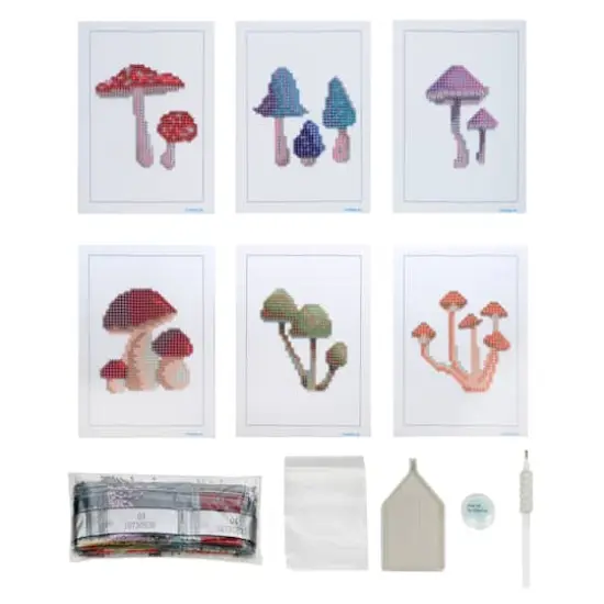 Mushrooms Diamond Art Kit by Make Market&reg; {3}
