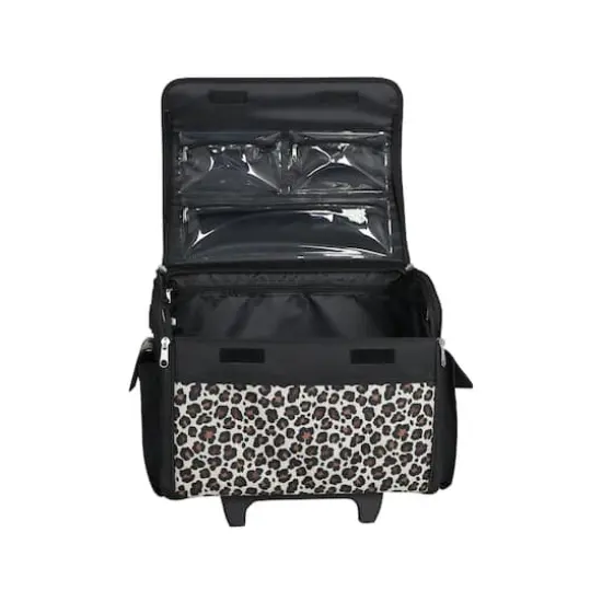 Everything Mary Leopard Sewing Machine Tote {6}