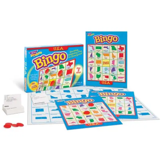 Trend Enterprises&reg; U.S.A. Bingo {4}
