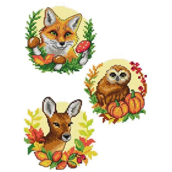 Crafting Spark Forest Animals Counted Cross Stitch Kit {1}