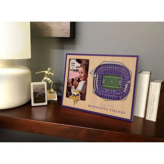 NFL 3D StadiumViews Picture Frame Minnesota Vikings {4}