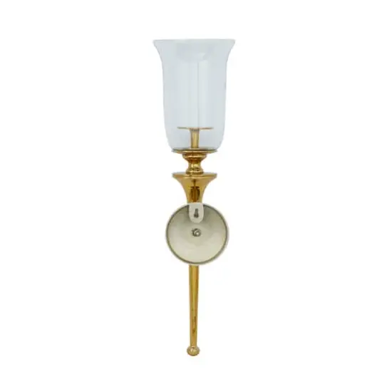 30" Gold Traditional Wall Sconce {5}