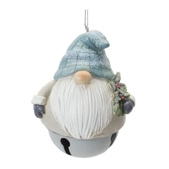 Gnome Sleigh Bell Ornament Set {4}
