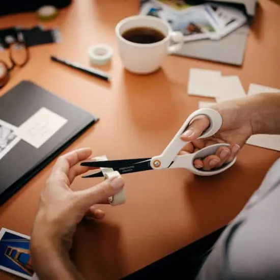 Fiskars&reg; SoftGrip&reg; 8" Non-Stick Scissors {5}