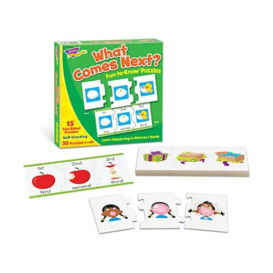 Trend Enterprises&reg; What Comes Next? Fun-to-Know Puzzles {3}