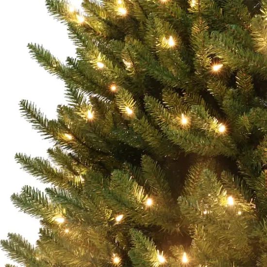 7.5ft. Pre-Lit Canadian Balsam Fir Artificial Christmas Tree, Clear LED Lights {4}
