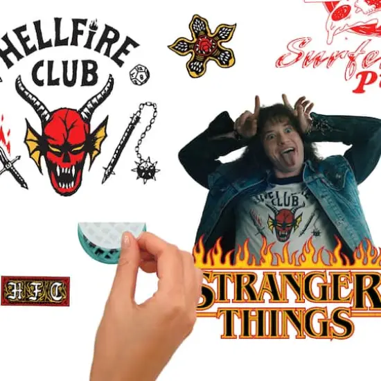 RoomMates Stranger Things Season 4 Icons Peel & Stick Wall Decals {5}