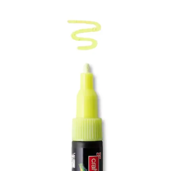 Premium Medium Tip Glow-in-the-Dark Water-Based Paint Pen by Craft Smart&reg; Yellow {8}