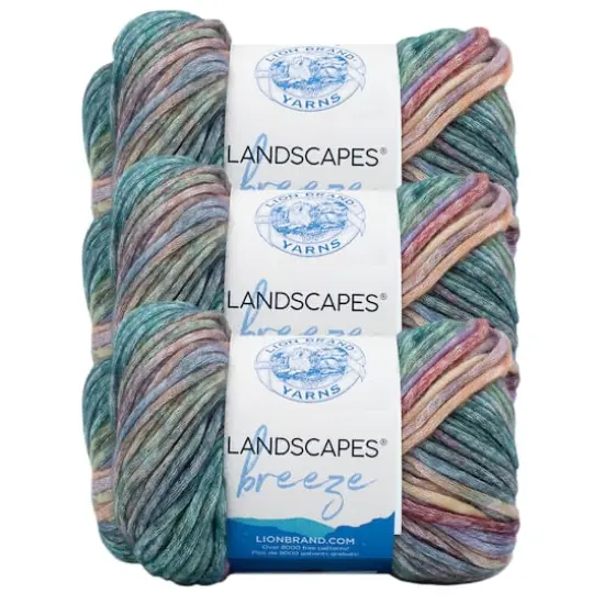 3 Pack Lion Brand&reg; Landscapes&reg; Breeze Yarn Willow {1}