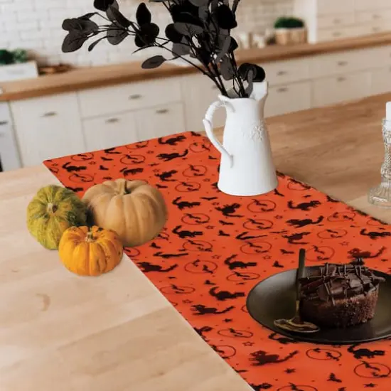 Beistle Halloween Fabric Table Runner {4}