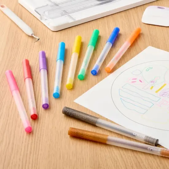Cricut&reg; Glitter Gel Pens Set {9}