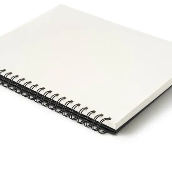 Black Hard Cover Watercolor Pad by Artist's Loft&trade;, 8.5" x 11" {5}