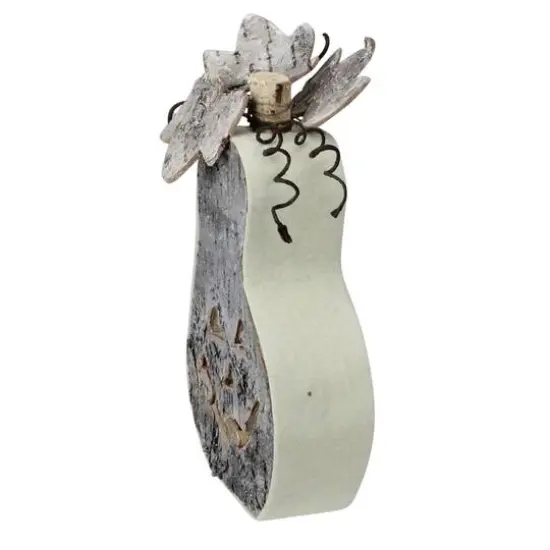 9" Gray LED Jack-O-Lantern Halloween Table Top Decoration {3}